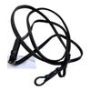 Rubber Lined Reins in Black