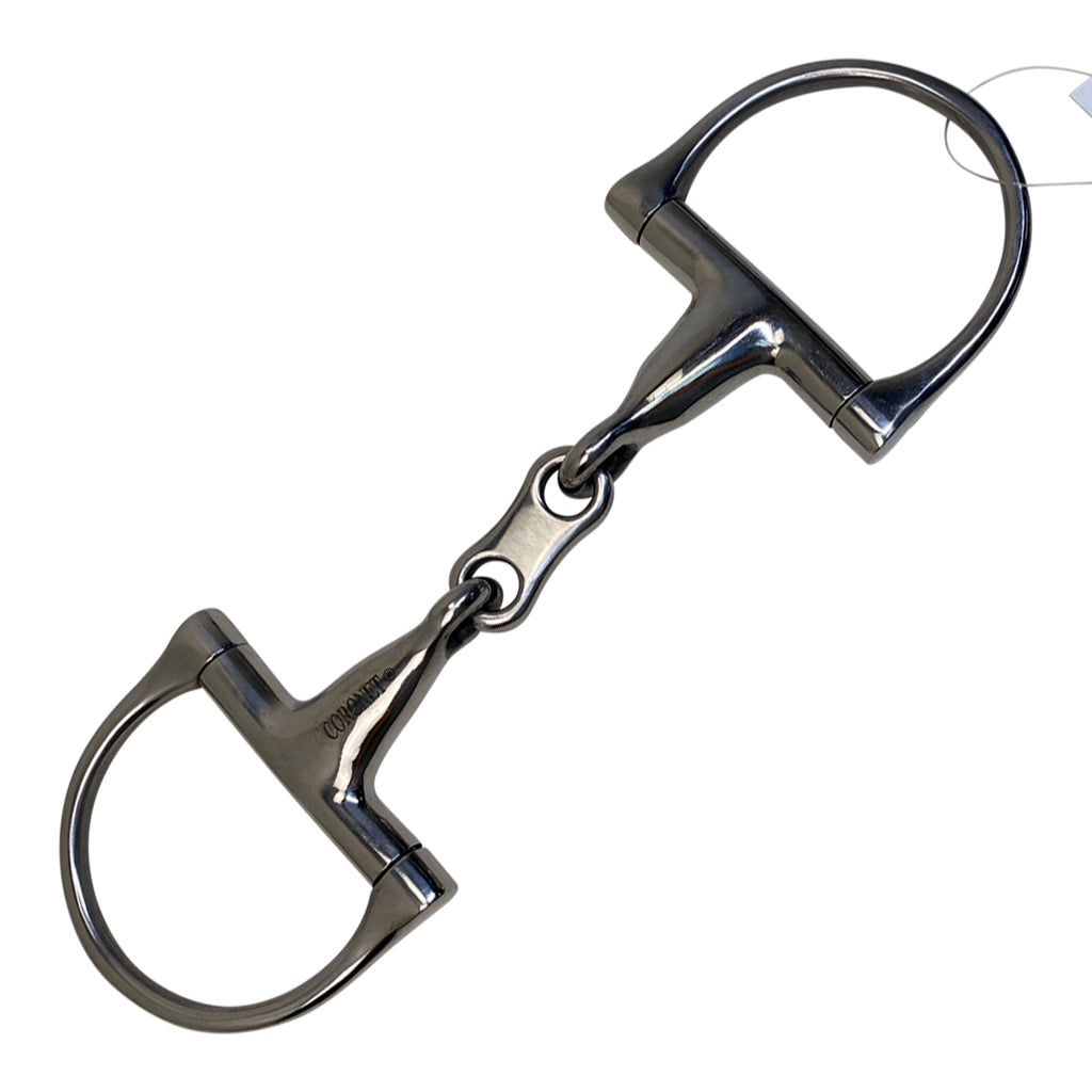 Coronet Pony French Link D-Ring Bit in Stainless Steel - 4.5"