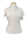 FITS Waffle Tech Show Shirt in White - Women's Small