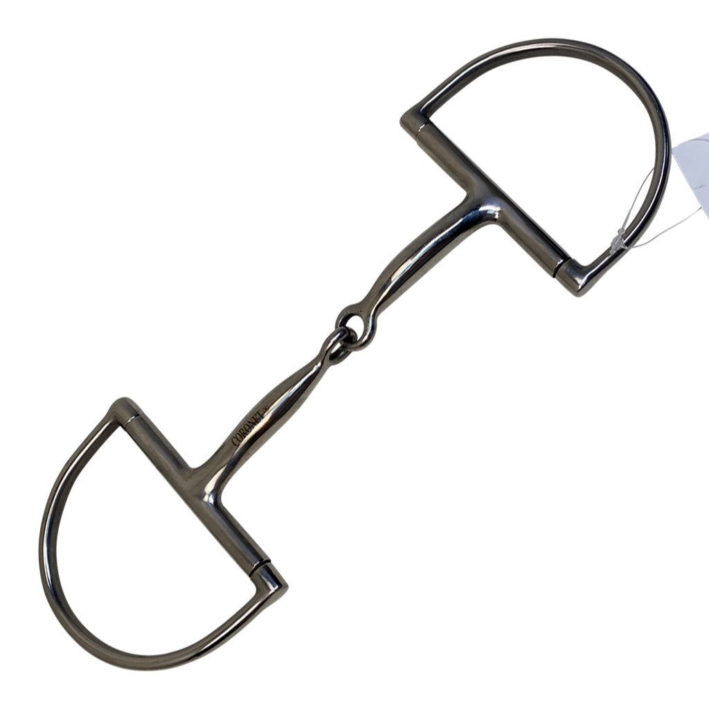 Coronet King Dee Single Joint Snaffle in Stainless Steel - 5.5"