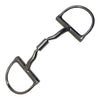 Myler Pony Dee Forward Tilted Ported Barrel Bit in Stainless Steel - 4.5"