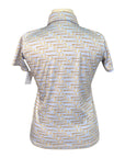 Ronner Shirred Sleeve Sport Polo in Horse Heads/Belts