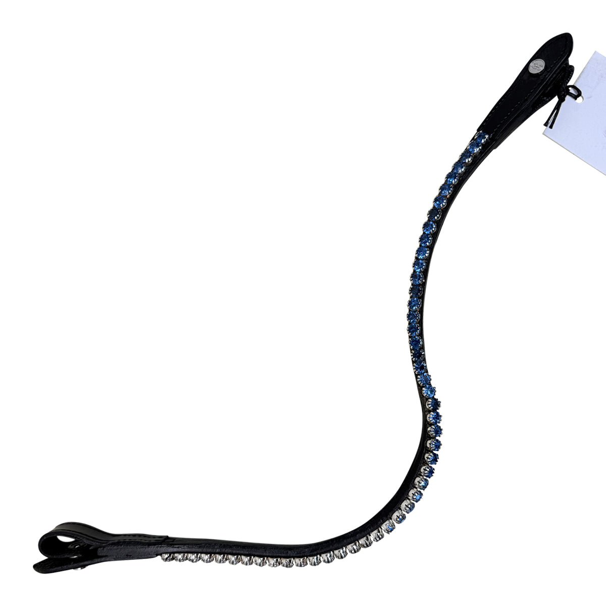 PS of Sweden Crystal Browband in Black/Sapphire