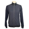 Front of Cavalleria Toscana Stretch Bomber Jacket in Black - Women's Medium