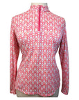 SanSoleil Sun Shirt in Pink Chain Link