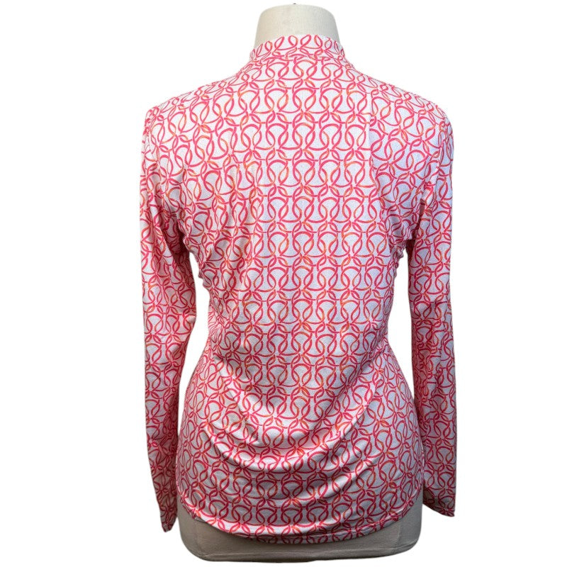 SanSoleil Sun Shirt in Pink Chain Link