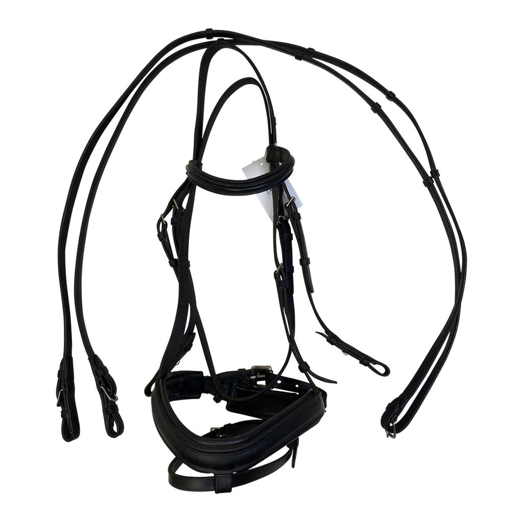 Otto Schumacher Flash Bridle w/ Webbed Reins in Black