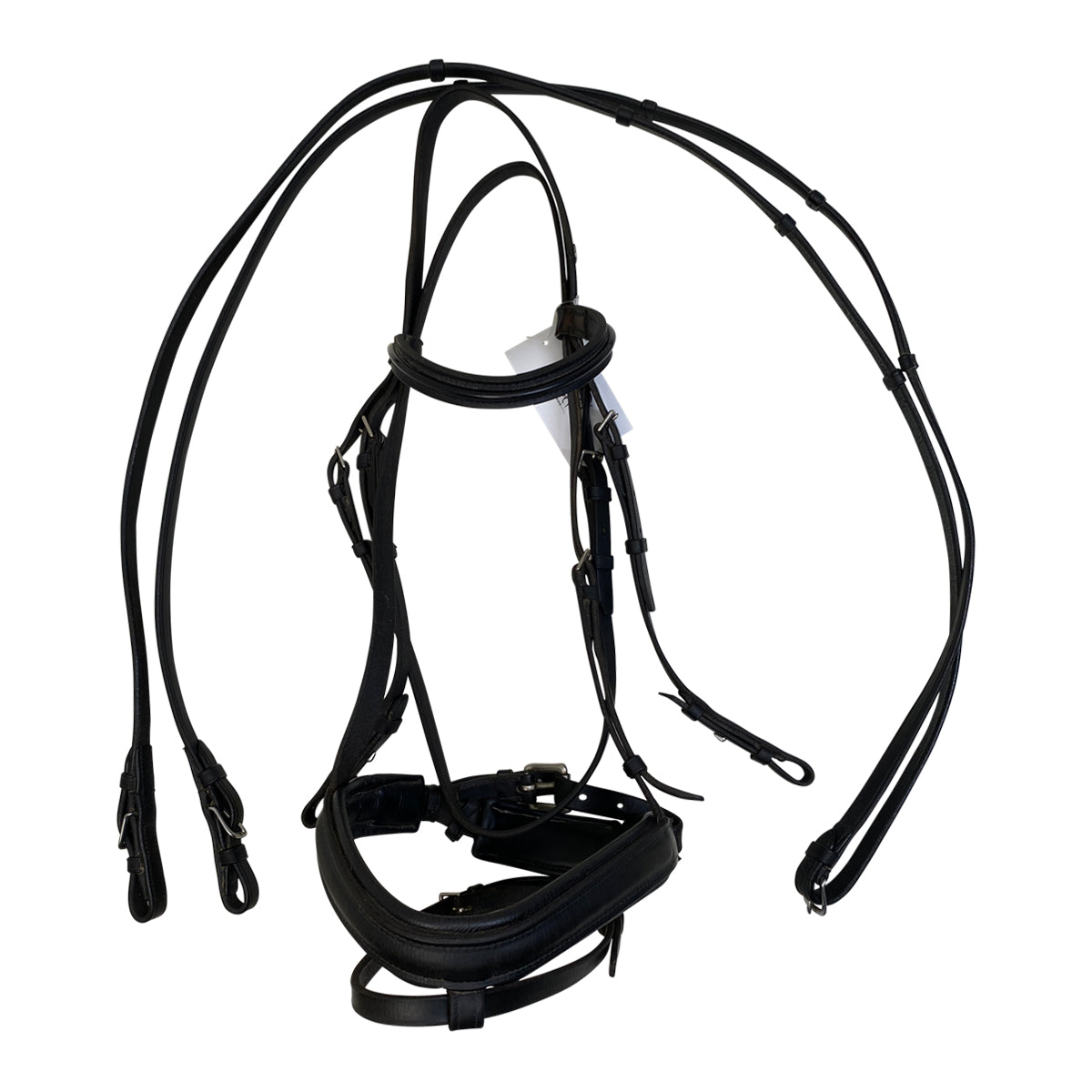 Otto Schumacher Flash Bridle w/ Webbed Reins in Black