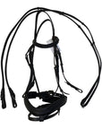 Otto Schumacher Flash Bridle w/ Webbed Reins in Black