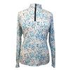 SanSoleil Sun Shirt in Blue/White Dalmatian