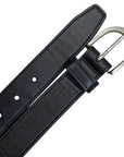 Tory Leather Stirrup Belt in Black - Women's Medium