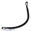 Exion Pro Straight Crystal Browband in Black/Clear Crystals - 15"
