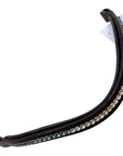 Curved Crystal Browband in Rosegold/Blue/Ombre Crystal