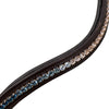 Curved Crystal Browband in Rosegold/Blue/Ombre Crystal