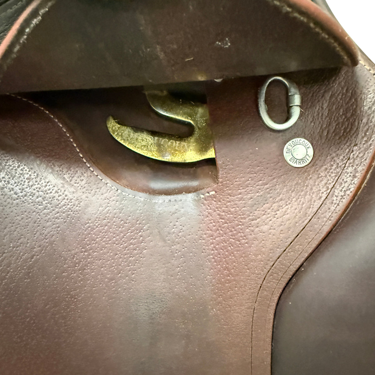 Devoucoux 2019 'Biarritz O' Saddle in Brown