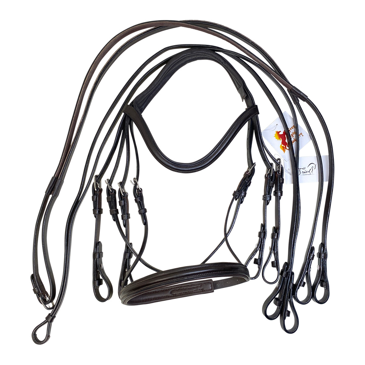 Free Spirit Saddlery Double Bridle in Brown