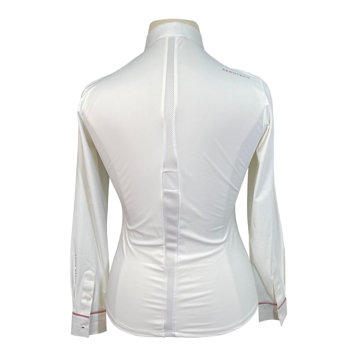 Horse Pilot 'Aerial' Show Shirt in White w/Pink