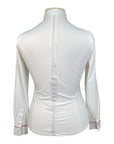 Horse Pilot 'Aerial' Show Shirt in White w/Pink