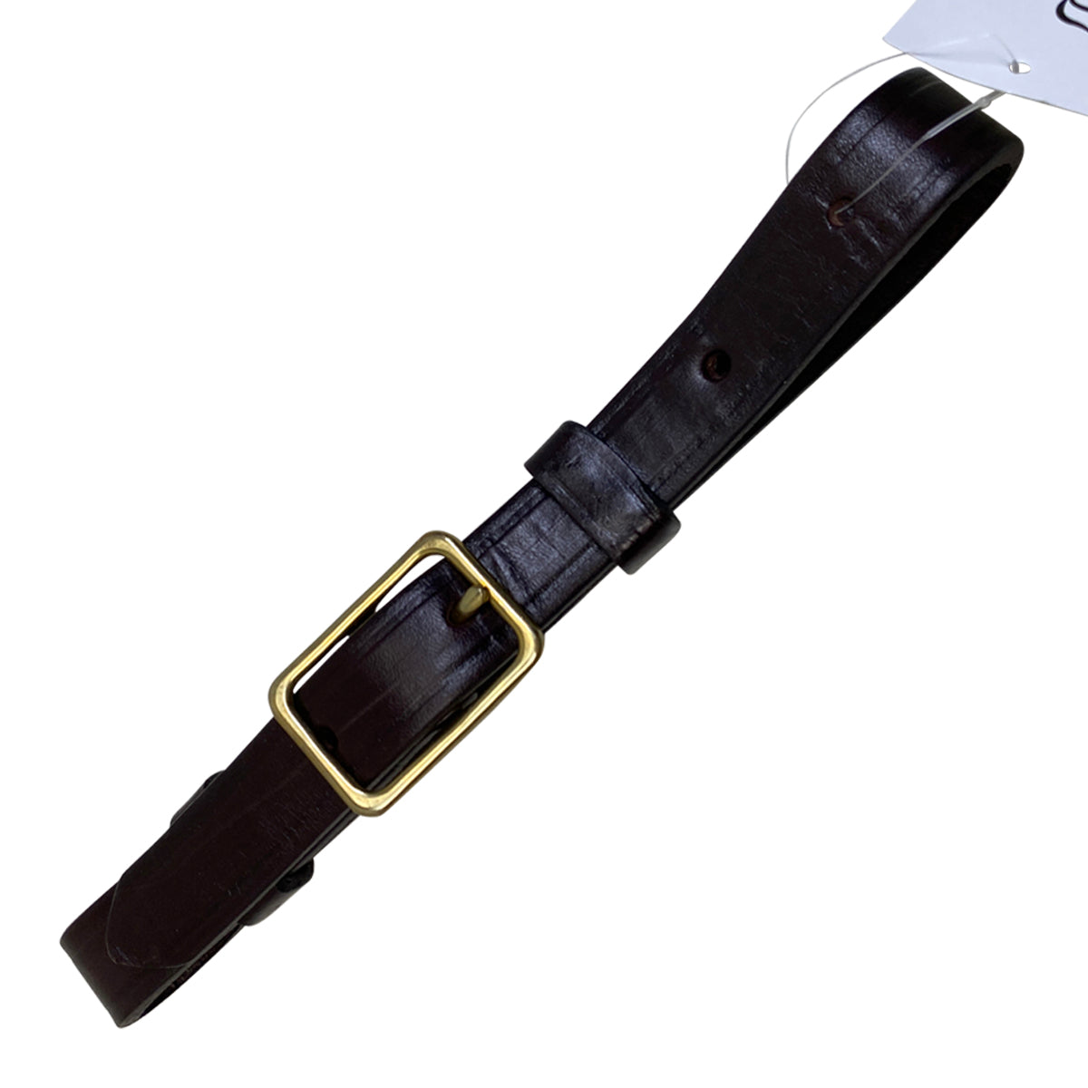 Leather Replacement Halter Chin Strap in Havana