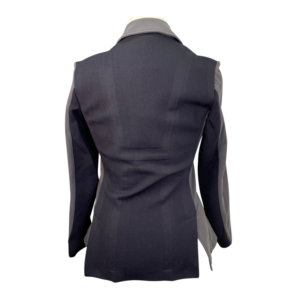 Cavalleria Toscana Tech Zip Knit Show Jacket in Black/Grey