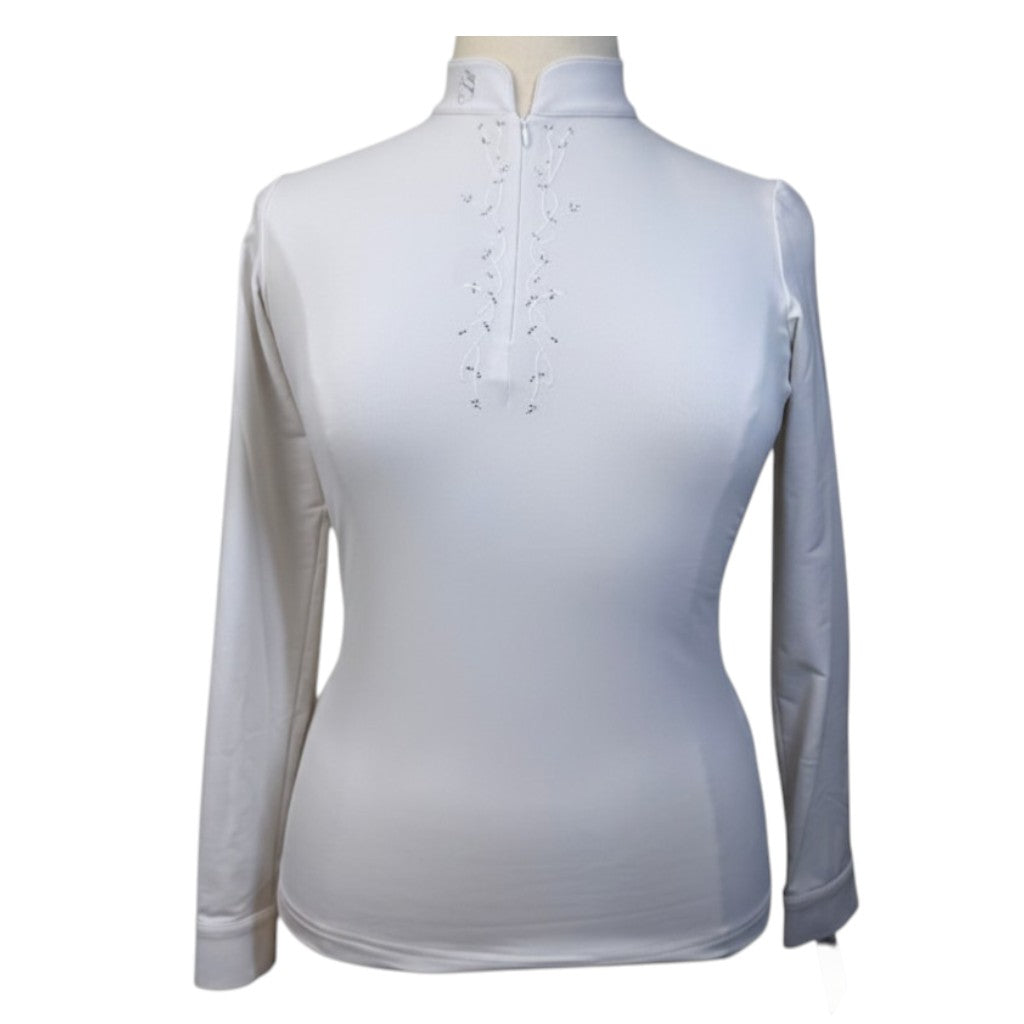 Samshield 'Aloise' Long Sleeve Competition Shirt in White