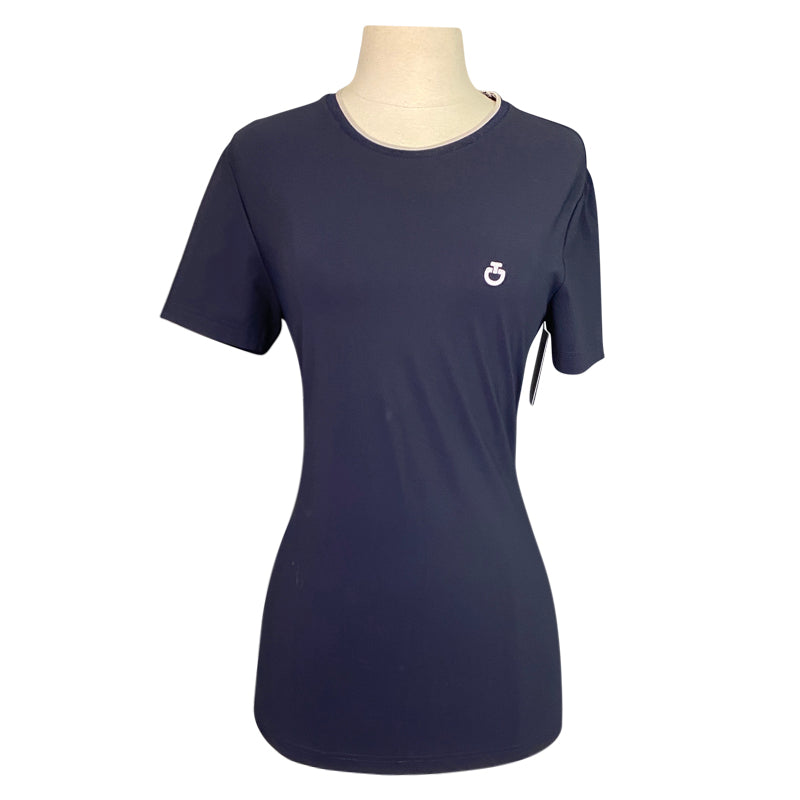 Front Cavalleria Toscana Schooling T-Shirt in Navy