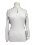 Noble Outfitters Performance Long Sleeve in White/Snakeskin - Women's XL