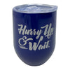 Spiced Equestrian Hurry Up & White Insulated Cup in Navy