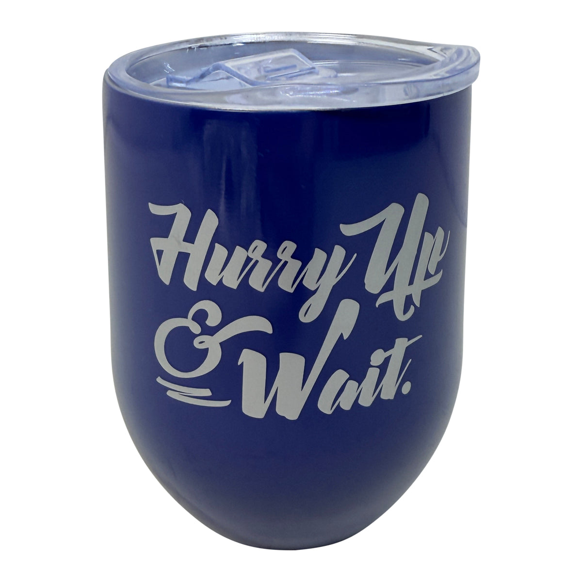 Spiced Equestrian Hurry Up &amp; White Insulated Cup in Navy