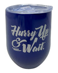 Spiced Equestrian Hurry Up & White Insulated Cup in Navy