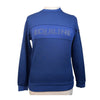 Equiline 'Elspete' Crewneck Sweater in Navy