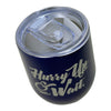 Spiced Equestrian Hurry Up & White Insulated Cup in Navy