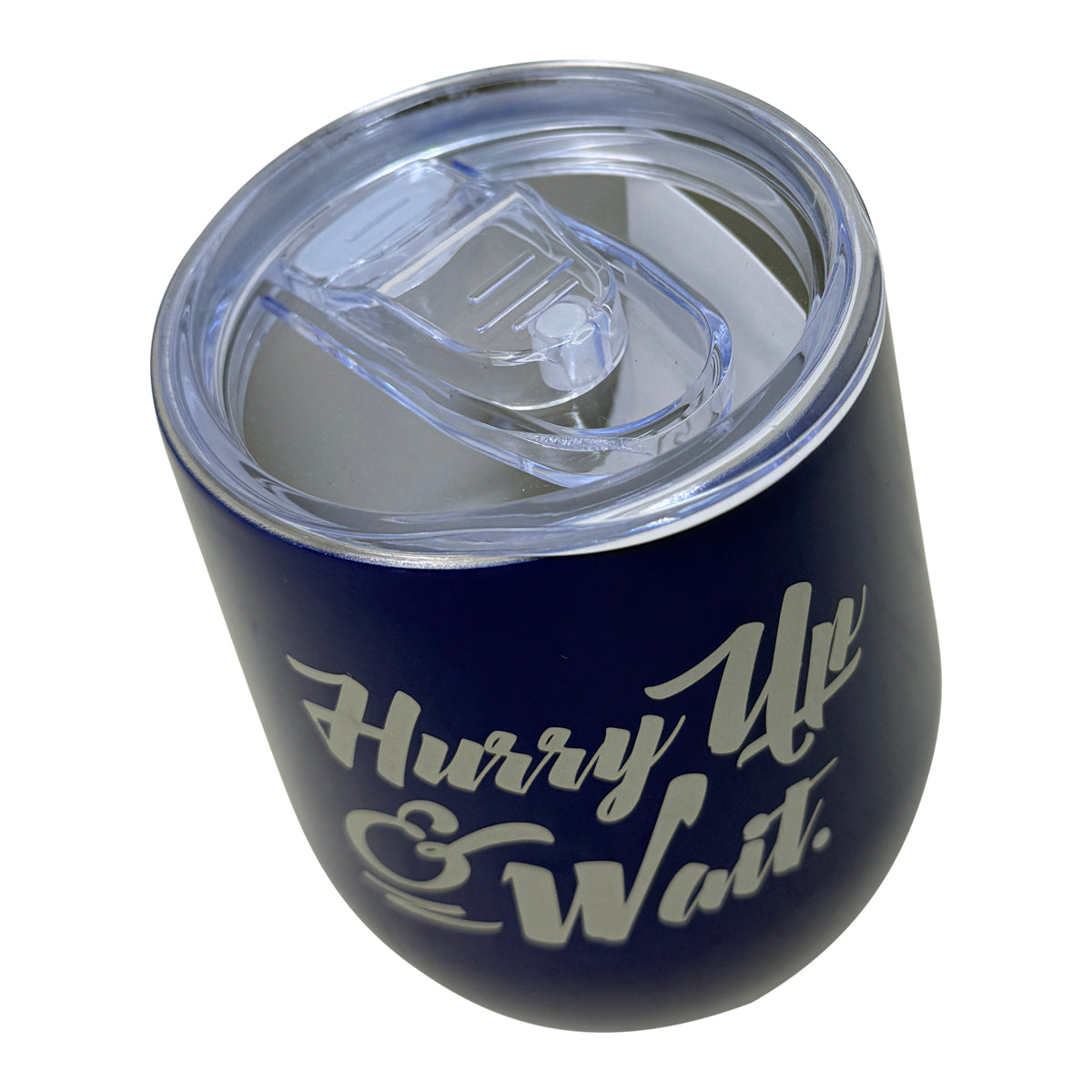 Spiced Equestrian Hurry Up &amp; White Insulated Cup in Navy