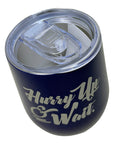 Spiced Equestrian Hurry Up & White Insulated Cup in Navy