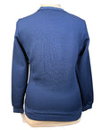 Equiline 'Elspete' Crewneck Sweater in Navy