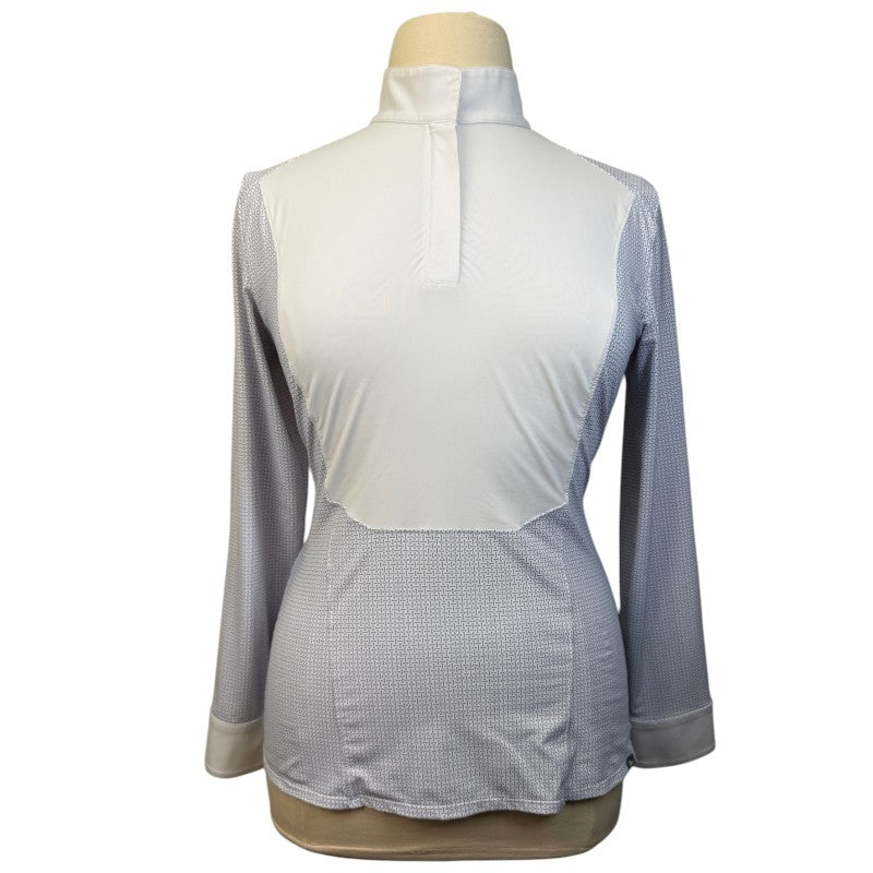 RJ Classics 'Liv' Long Sleeve Show Shirt in Blue Bits