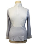 RJ Classics 'Liv' Long Sleeve Show Shirt in Blue Bits