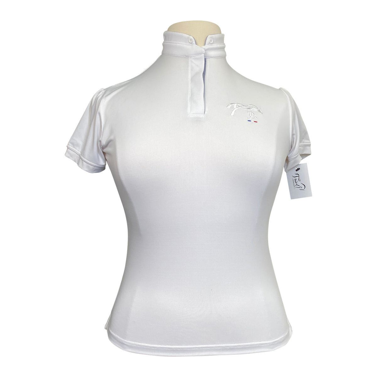 Penelope &quot;Madrid&quot; Competition Polo  in White - Women&#39;s Large