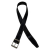 Tory Leather Double Edge Stitched Belt in Black - Women's Small