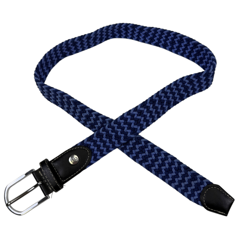 Ovation Braided Stretch Belt in Victory Blue/Periwinkle