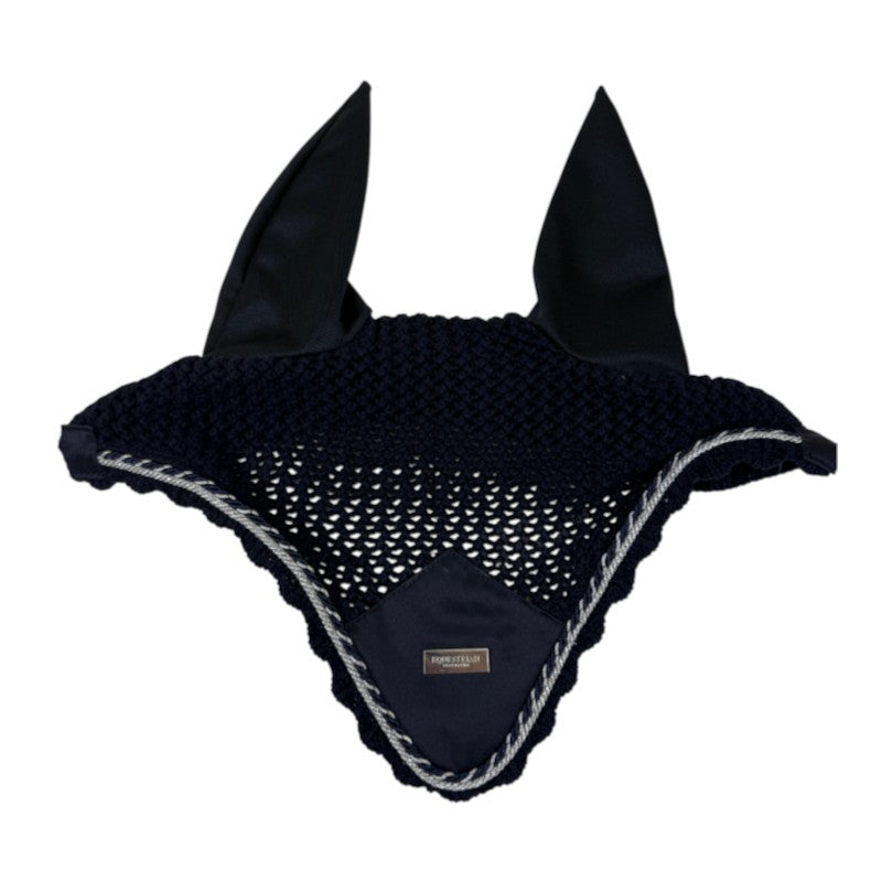 Equestrian Stockholm Ear Bonnet in Midnight Blue