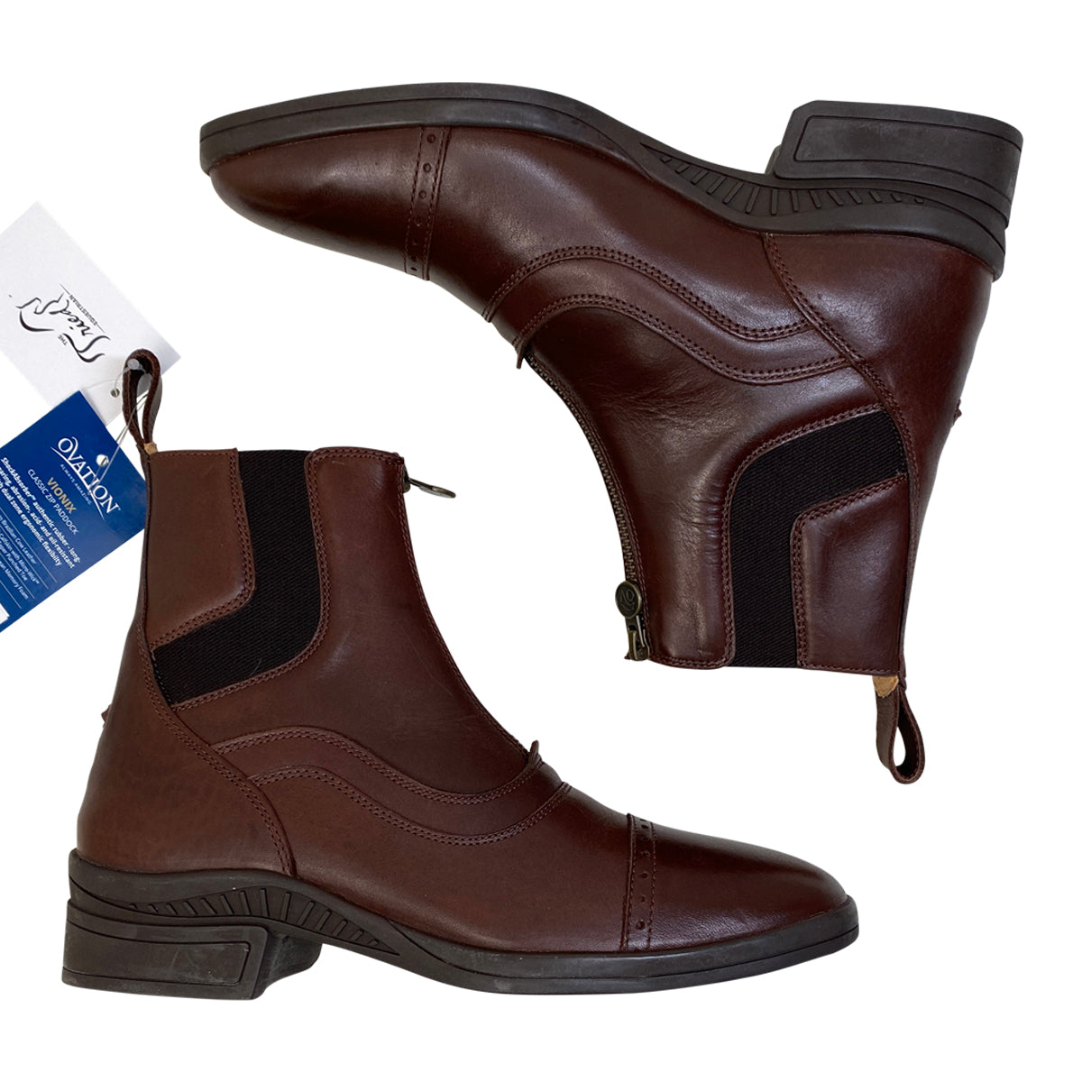 Ovation 'Vionix' Classic Zip Paddock in Brown