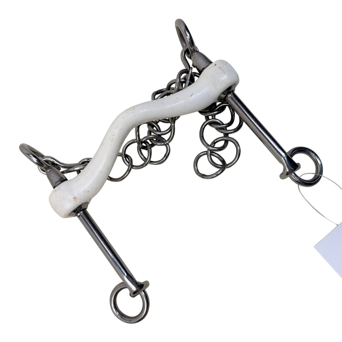 Trust Inno Sense Weymouth Fixed Port Hard Bit in Steel/White