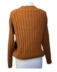 EQL by Kerrits Cable Knit Sweater in Dijon