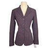 Front of RJ Classics 'Victory' Orange Label Show Coat in Merlot Herringbone - Women's 4R