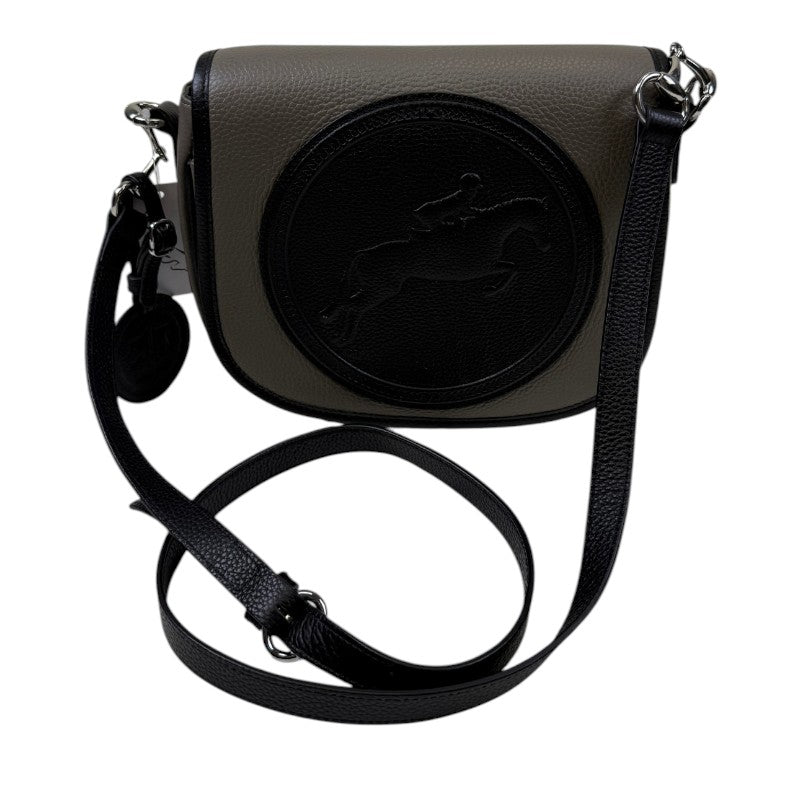 Tucker Tweed 'Camden' Hunter Jumper Cross Body Bag in Elephant/Black