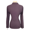 Back of RJ Classics 'Victory' Orange Label Show Coat in Merlot Herringbone - Women's 4R