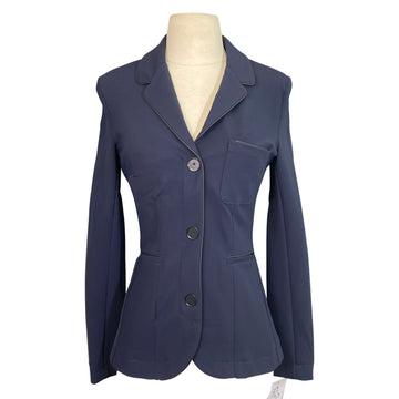 Front of Dada Sport 'Carinjo' Helite Compatible Show Jacket in Navy - Women's XS