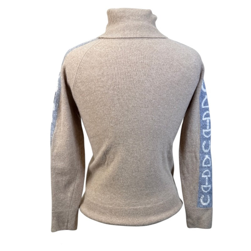 Vestrum Turtleneck Sweater in Sand/Grey