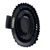 Herm Sprenger Metal Curry Comb in Black